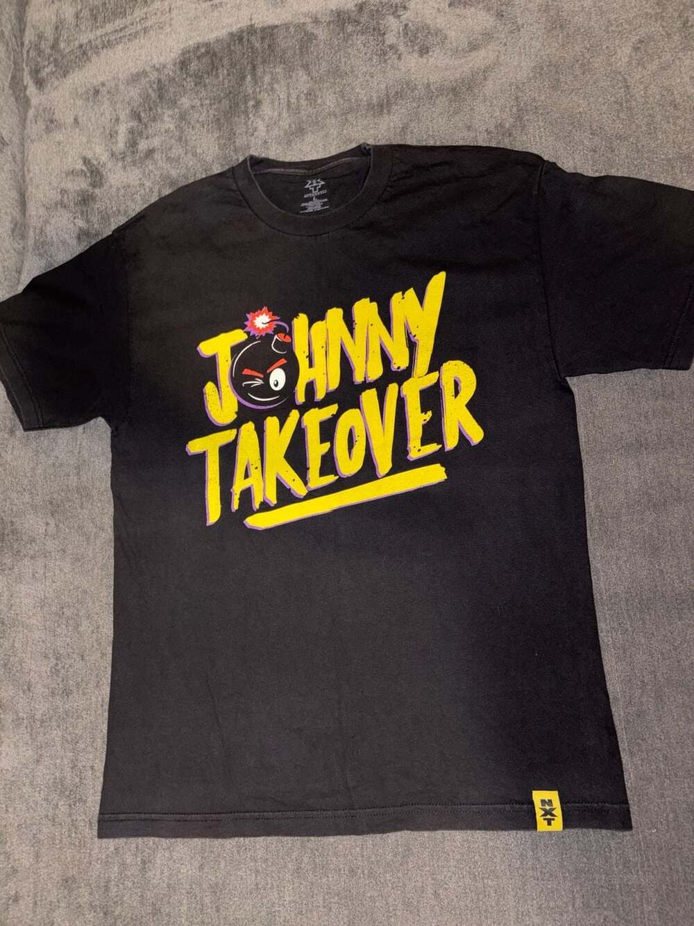 WWE  nxt Johnny Gargano Johnny Takeover T-Shirt Size L Black